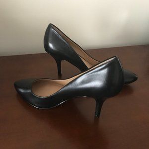 NEW - INC International black leather pump